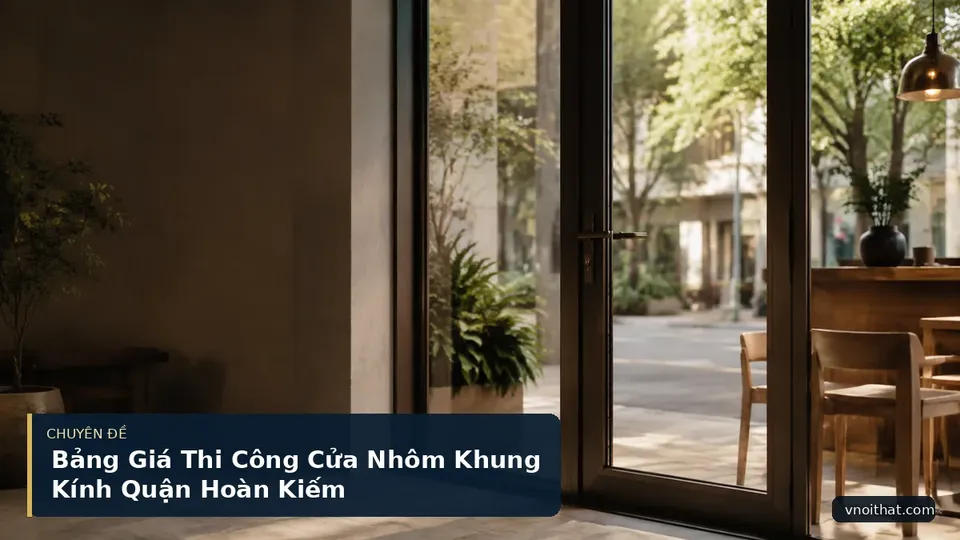 Bảng Giá Thi Công Cửa Nhôm Khung Kính Quận Hoàn Kiếm