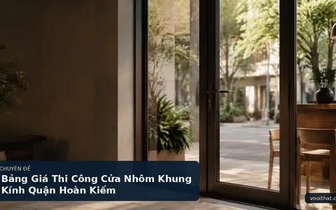 Bảng Giá Thi Công Cửa Nhôm Khung Kính Quận Hoàn Kiếm