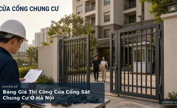Bảng Giá Thi Công Cửa Cổng Sắt Chung Cư Ở Hà Nội