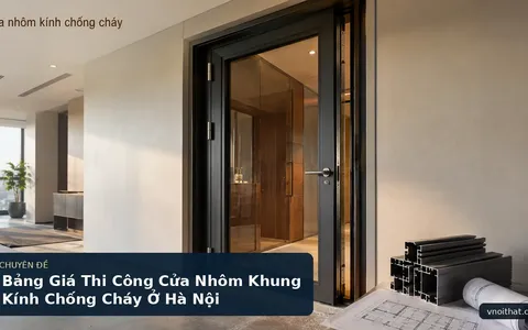 Bảng Giá Thi Công Cửa Nhôm Khung Kính Chống Cháy Ở Hà Nội
