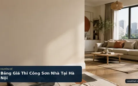 Bảng Giá Thi Công Sơn Nhà Tại Hà Nội