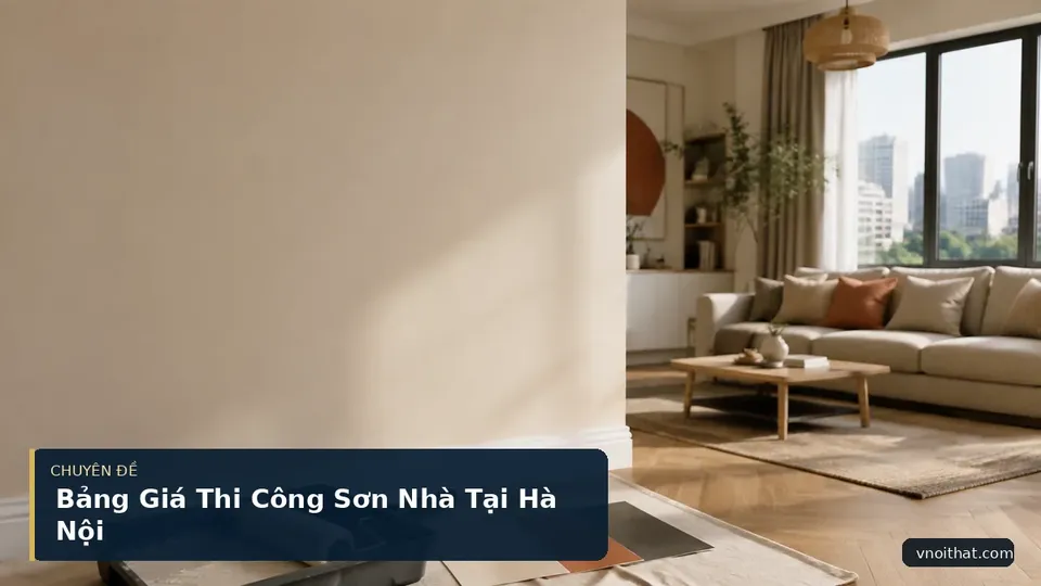 Bảng Giá Thi Công Sơn Nhà Tại Hà Nội