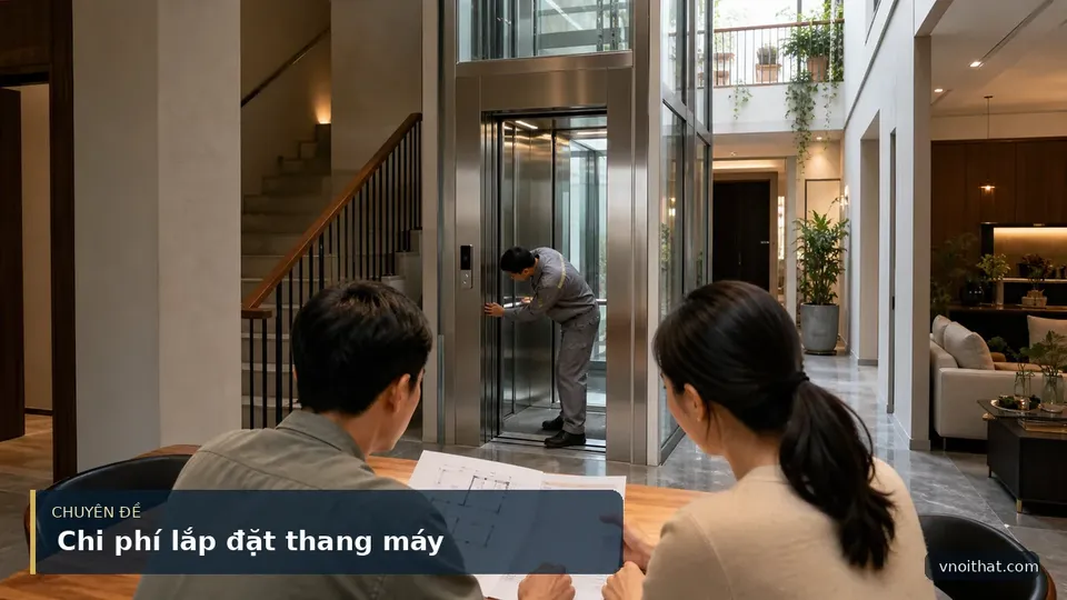 Báo giá chi phí lắp đặt thang máy gia đình tại Hà Nội