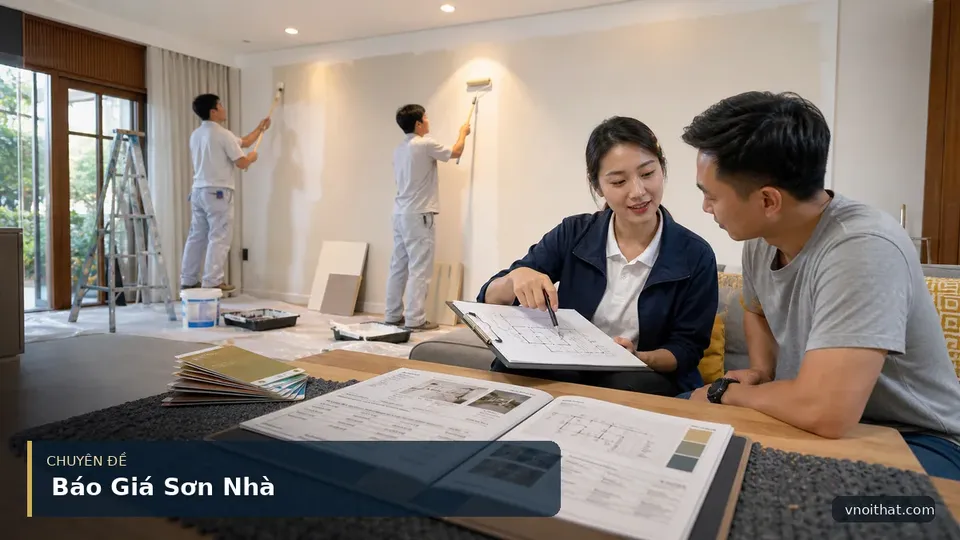 Báo Giá Dịch Vụ Sơn Nhà Cho Mọi Công Trình