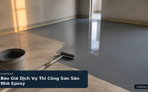 Báo Giá Dịch Vụ Thi Công Sơn Sàn Nhà Epoxy