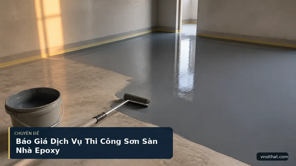 Báo Giá Dịch Vụ Thi Công Sơn Sàn Nhà Epoxy
