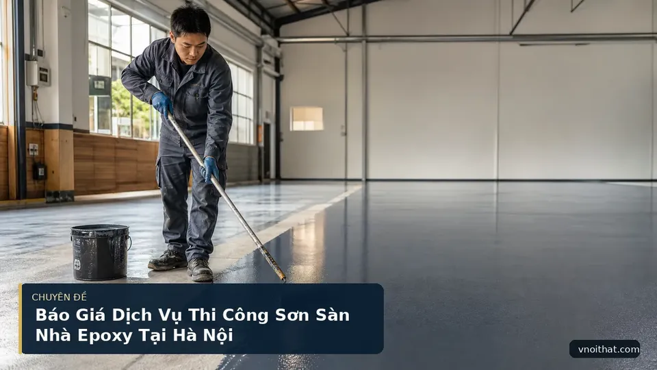 Báo Giá Dịch Vụ Thi Công Sơn Sàn Nhà Epoxy Tại Hà Nội