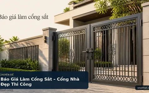 Báo Giá Làm Cổng Sắt – Cổng Nhà Đẹp Thi Công
