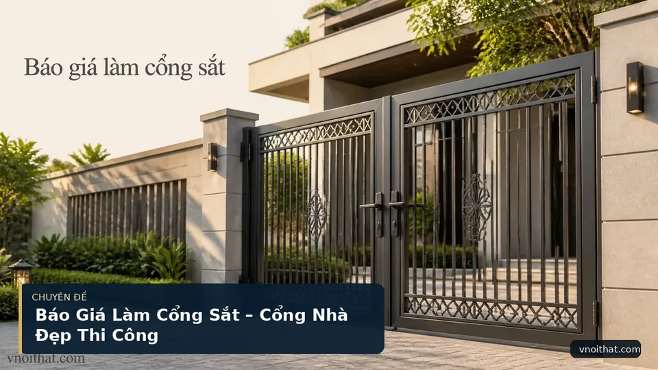 Báo Giá Làm Cổng Sắt – Cổng Nhà Đẹp Thi Công