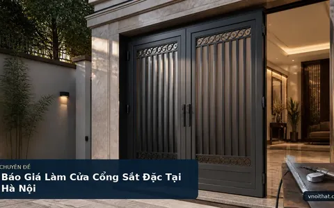Báo Giá Làm Cửa Cổng Sắt Đặc Tại Hà Nội