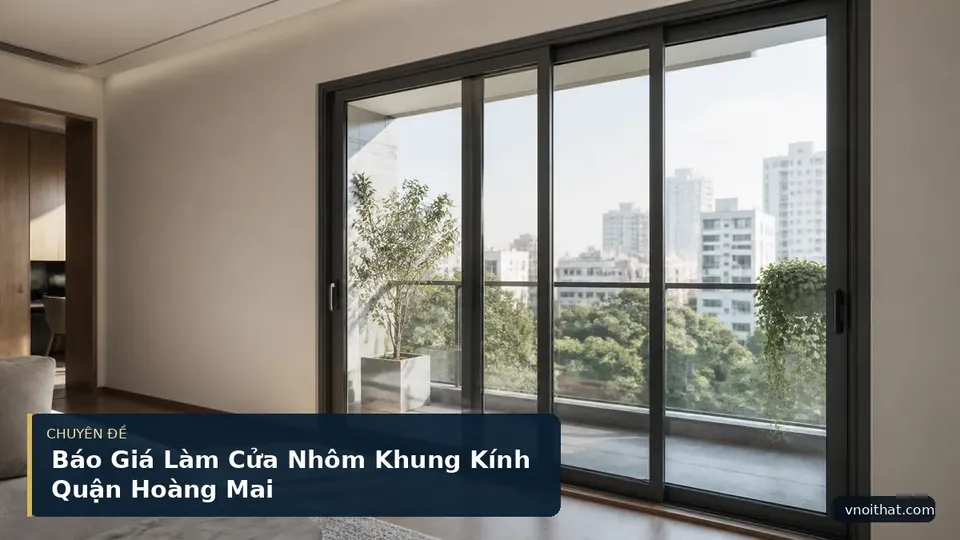 Báo Giá Làm Cửa Nhôm Khung Kính Quận Hoàng Mai