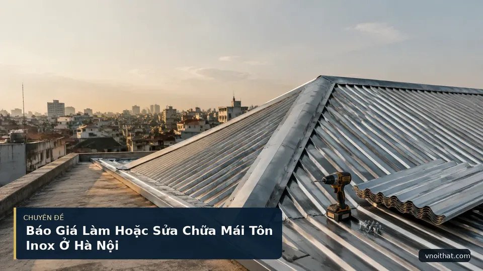 Báo Giá Làm Hoặc Sửa Chữa Mái Tôn Inox Ở Hà Nội