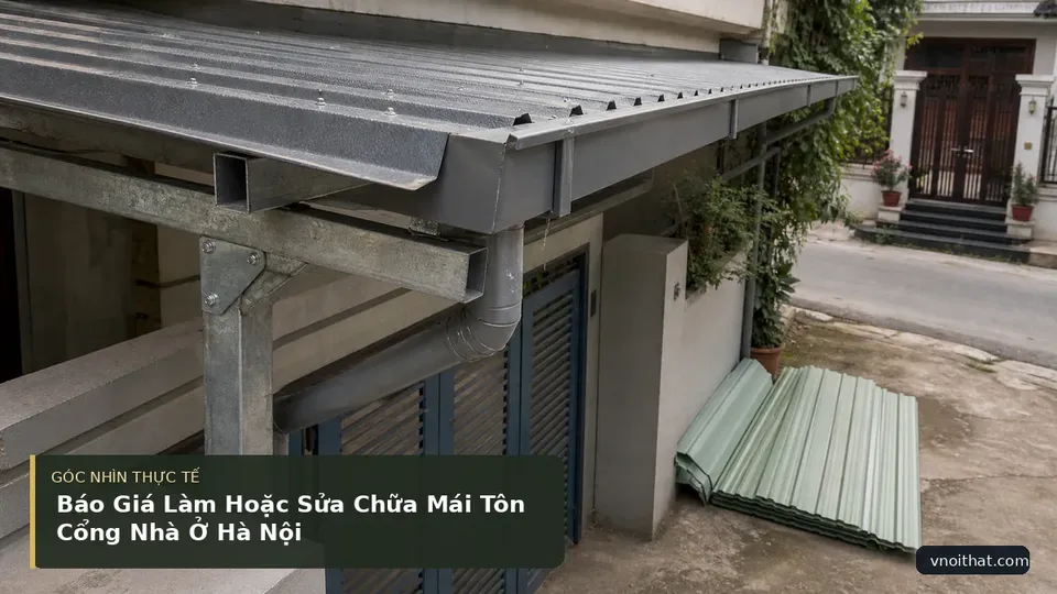 Chi tiết minh họa nội thất trong bài Báo Giá Làm Hoặc Sửa Chữa Mái Tôn Cổng Nhà Ở Hà Nội