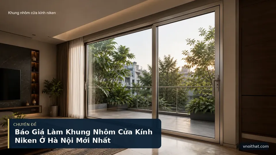 Báo Giá Làm Khung Nhôm Cửa Kính Niken Ở Hà Nội Mới Nhất