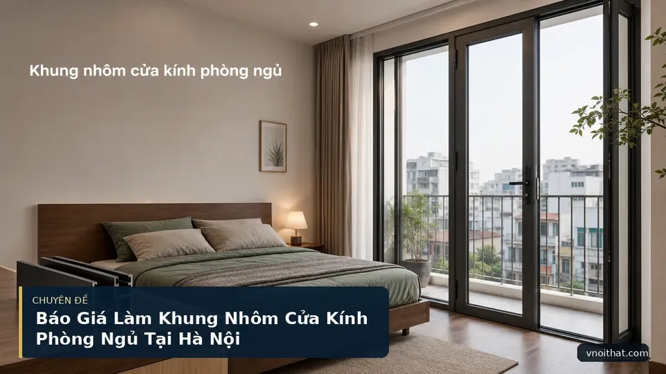 Báo Giá Làm Khung Nhôm Cửa Kính Phòng Ngủ Tại Hà Nội