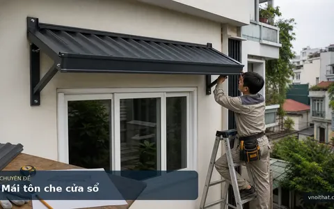 Báo Giá Làm Và Sửa Chữa Mái Tôn Che Cửa Sổ Hà Nội