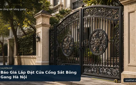 Báo Giá Lắp Đặt Cửa Cổng Sắt Bông Gang Hà Nội