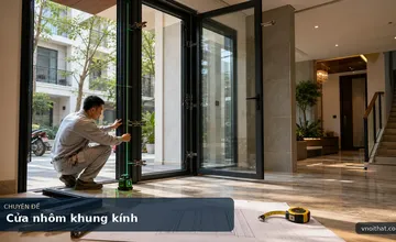Báo Giá Lắp Đặt Cửa Nhôm Khung Kính Đúc Nguyên Tấm Liền Khối Tại Hà Nội