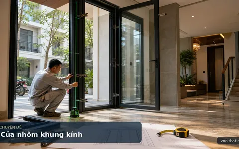 Báo Giá Lắp Đặt Cửa Nhôm Khung Kính Đúc Nguyên Tấm Liền Khối Tại Hà Nội