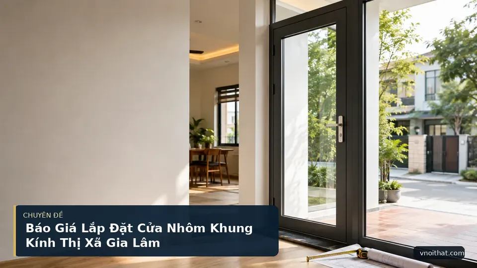 Báo Giá Lắp Đặt Cửa Nhôm Khung Kính Thị Xã Gia Lâm