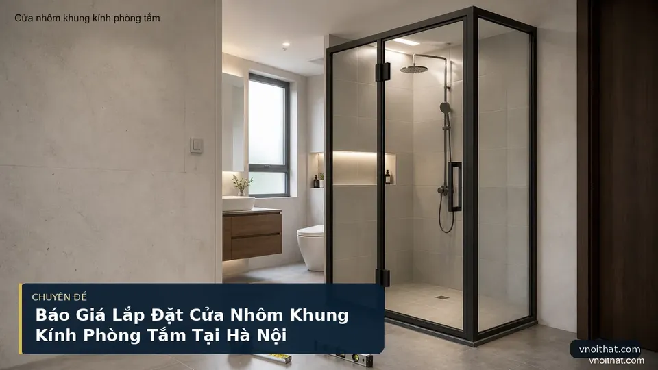 Báo Giá Lắp Đặt Cửa Nhôm Khung Kính Phòng Tắm Tại Hà Nội