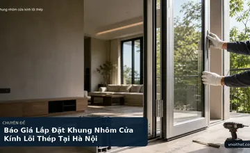 Báo Giá Lắp Đặt Khung Nhôm Cửa Kính Lõi Thép Tại Hà Nội