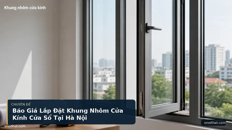 Báo Giá Lắp Đặt Khung Nhôm Cửa Kính Cửa Sổ Tại Hà Nội