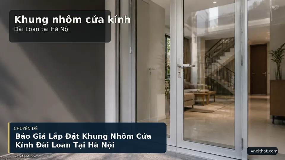 Báo Giá Lắp Đặt Khung Nhôm Cửa Kính Đài Loan Tại Hà Nội