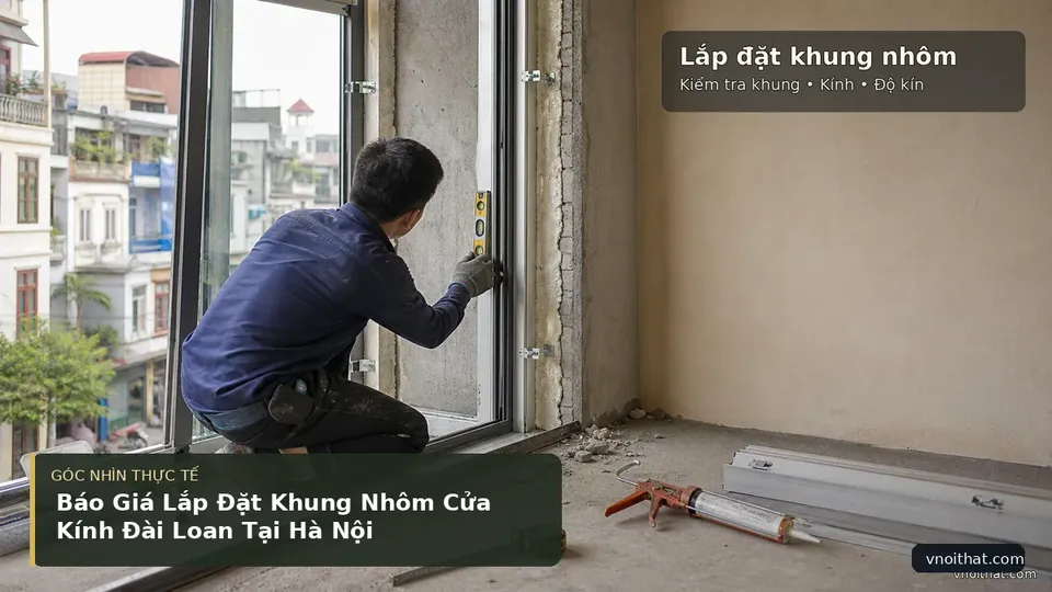 Chi tiết minh họa nội thất trong bài Báo Giá Lắp Đặt Khung Nhôm Cửa Kính Đài Loan Tại Hà Nội