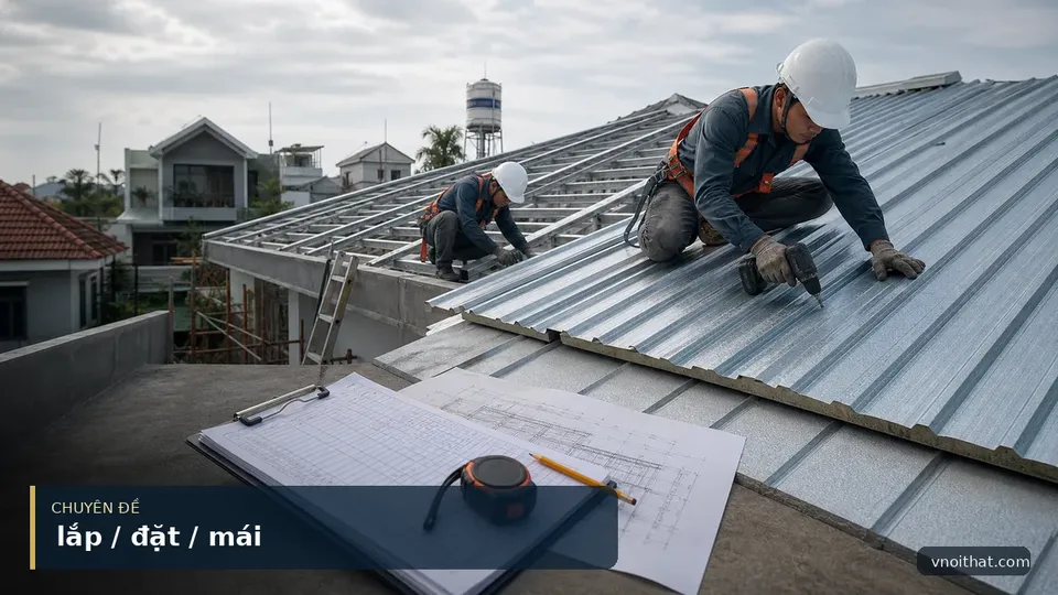 Báo Giá Lắp Đặt Mái Tôn Lạnh Theo m2? Tôn Lạnh Chính Hãng