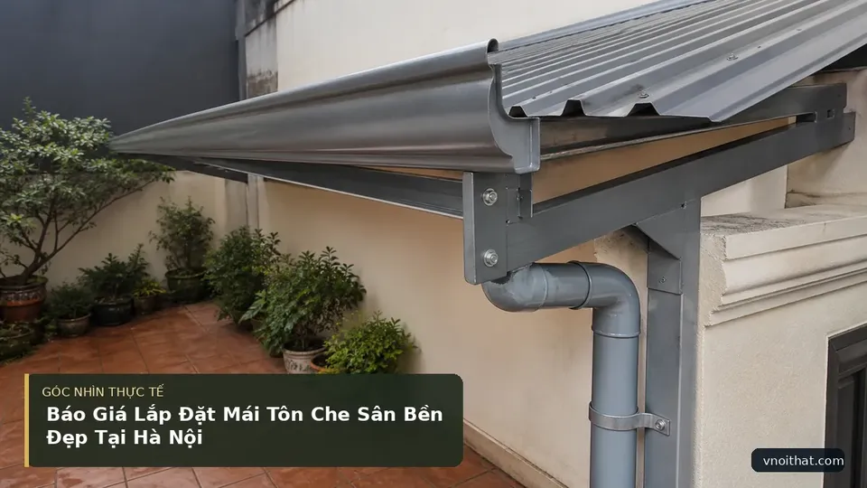 Chi tiết minh họa nội thất trong bài Báo Giá Lắp Đặt Mái Tôn Che Sân Bền Đẹp Tại Hà Nội