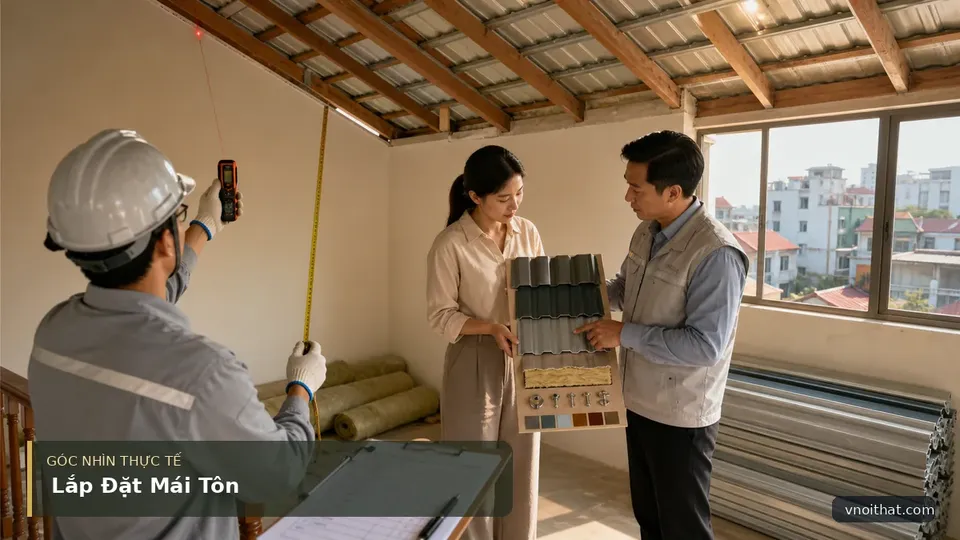 Báo Giá Lắp Đặt Mái Tôn – Dịch Vụ — hình minh họa nội thất