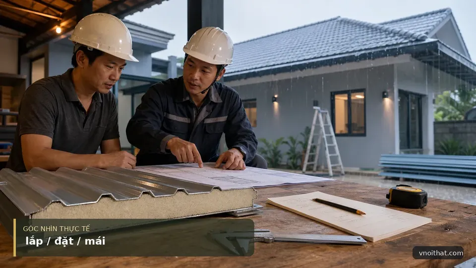 Báo Giá Lắp Đặt Mái Tôn Lạnh Theo m2? Tôn Lạnh Chính Hãng — hình minh họa nội thất