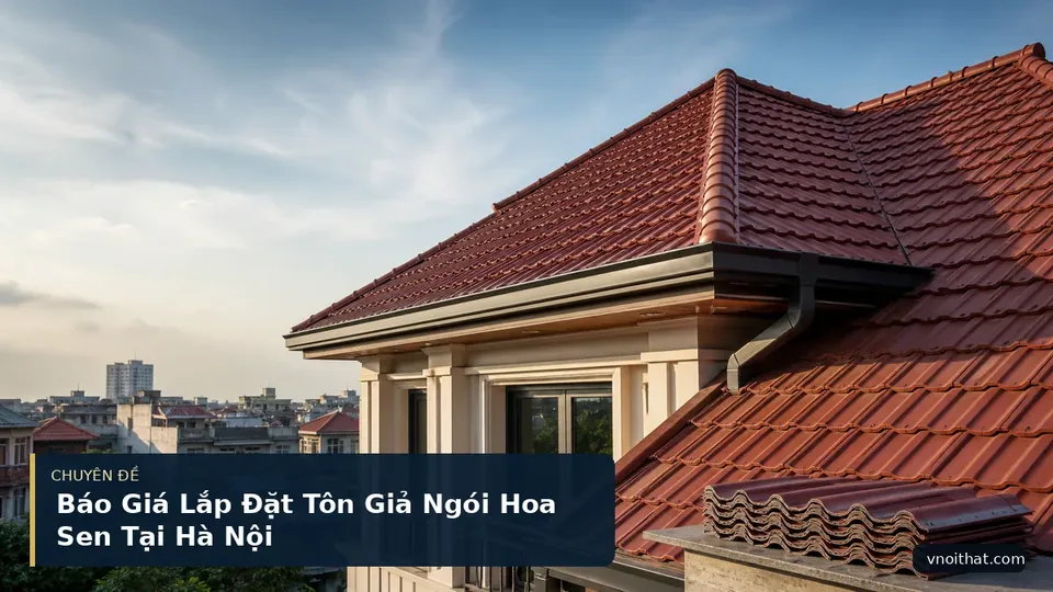 Báo Giá Lắp Đặt Tôn Giả Ngói Hoa Sen Tại Hà Nội