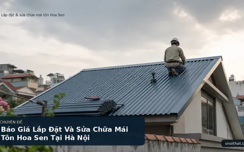 Báo Giá Lắp Đặt Và Sửa Chữa Mái Tôn Hoa Sen Tại Hà Nội