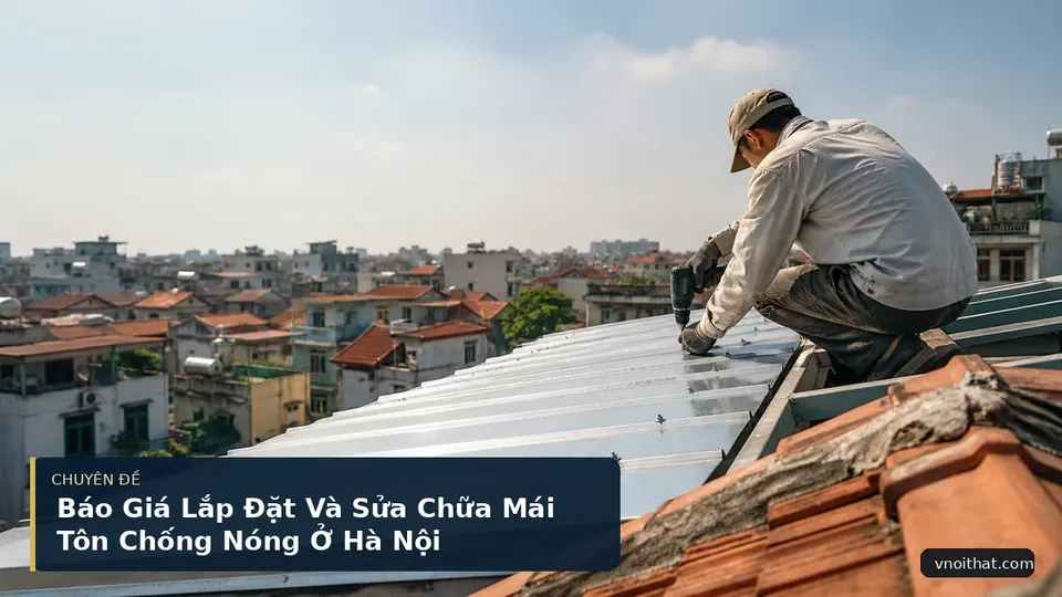 Báo Giá Lắp Đặt Và Sửa Chữa Mái Tôn Chống Nóng Ở Hà Nội