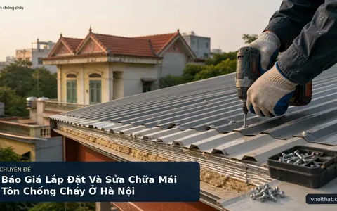 Báo Giá Lắp Đặt Và Sửa Chữa Mái Tôn Chống Cháy Ở Hà Nội