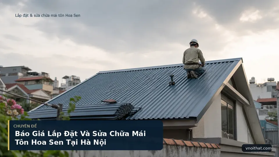 Báo Giá Lắp Đặt Và Sửa Chữa Mái Tôn Hoa Sen Tại Hà Nội