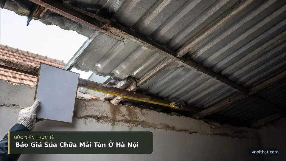 Chi tiết minh họa nội thất trong bài Báo Giá Sửa Chữa Mái Tôn Ở Hà Nội