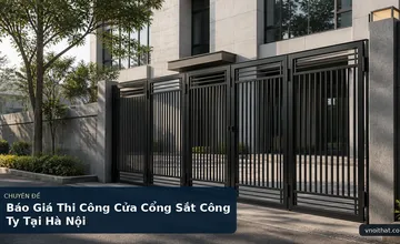 Báo Giá Thi Công Cửa Cổng Sắt Công Ty Tại Hà Nội