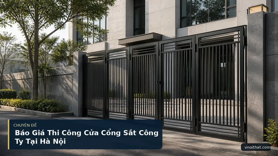 Báo Giá Thi Công Cửa Cổng Sắt Công Ty Tại Hà Nội