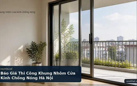 Báo Giá Thi Công Khung Nhôm Cửa Kính Chống Nóng Hà Nội