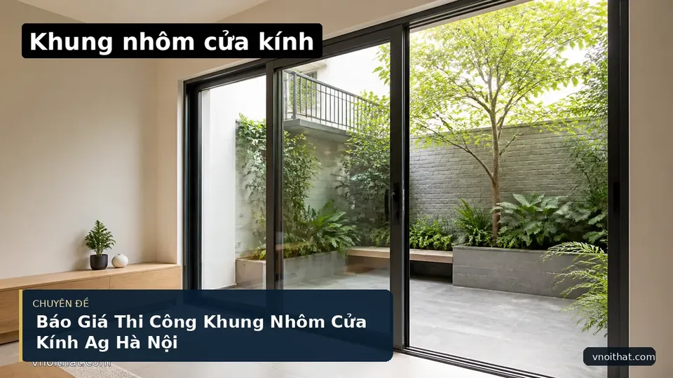 Báo Giá Thi Công Khung Nhôm Cửa Kính Ag Hà Nội