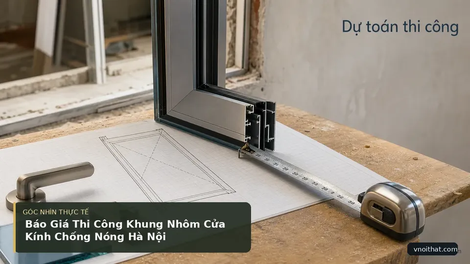 Chi tiết minh họa nội thất trong bài Báo Giá Thi Công Khung Nhôm Cửa Kính Chống Nóng Hà Nội
