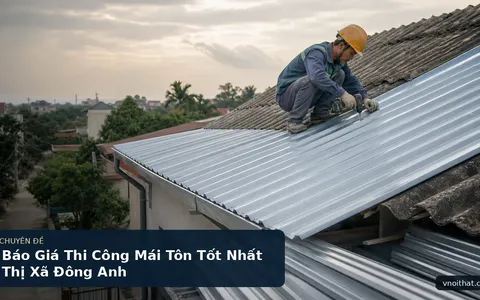 Báo Giá Thi Công Mái Tôn Tốt Nhất Thị Xã Đông Anh