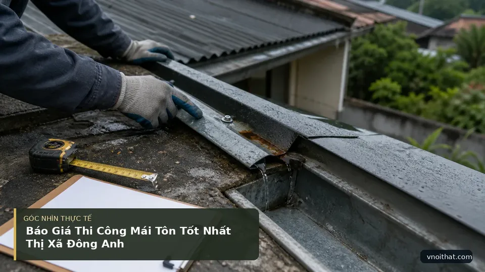 Chi tiết minh họa nội thất trong bài Báo Giá Thi Công Mái Tôn Tốt Nhất Thị Xã Đông Anh
