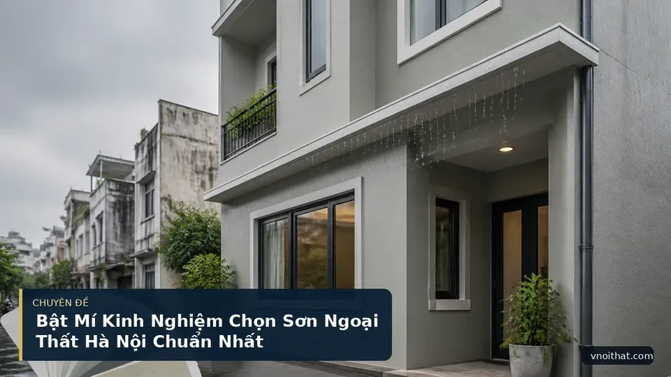 Bật Mí Kinh Nghiệm Chọn Sơn Ngoại Thất Hà Nội Chuẩn Nhất