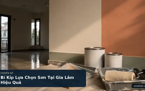 Bí Kíp Lựa Chọn Sơn Tại Gia Lâm Hiệu Quả