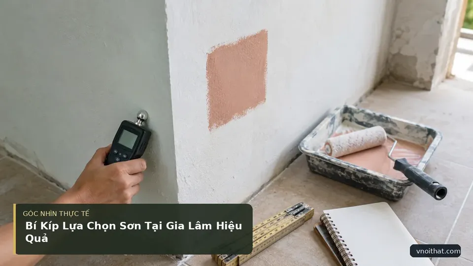 Chi tiết minh họa nội thất trong bài Bí Kíp Lựa Chọn Sơn Tại Gia Lâm Hiệu Quả