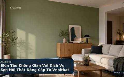 Biến Tấu Không Gian Với Dịch Vụ Sơn Nội Thất Đẳng Cấp Từ Vnoithat